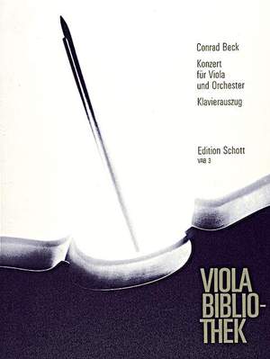 Beck, Conrad: Concerto