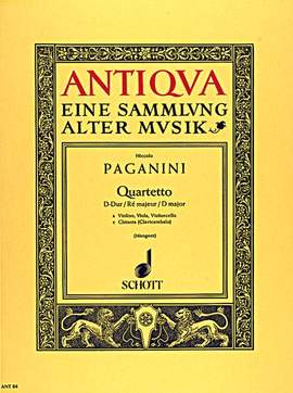 Paganini, Niccolò: Quartet D major