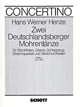 Henze, Hans Werner: 2 Deutschlandsberger Mohrentänze