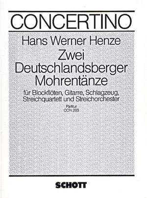 Henze, Hans Werner: 2 Deutschlandsberger Mohrentänze