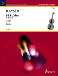 Kayser, Heinrich Ernst: 36 Studies op. 20