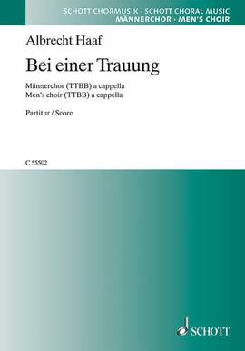 Haaf, Albrecht: Bei einer Trauung