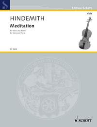 Hindemith, Paul: Meditation