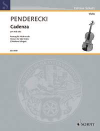 Penderecki, Krzysztof: Cadenza