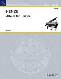 Henze, Hans Werner: Album for piano