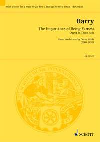Barry, Gerald: The Importance of Being Earnest