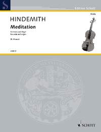 Hindemith, Paul: Meditation