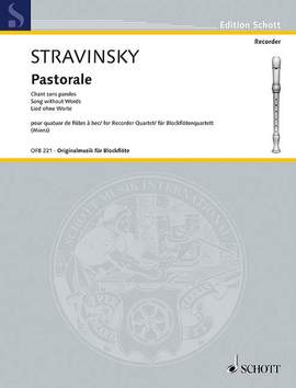 Stravinsky, Igor: Pastorale