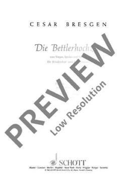 Bresgen, Cesar: Die Bettlerhochzeit