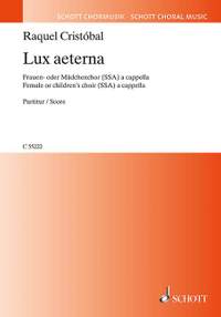 Cristóbal, Raquel: Lux aeterna