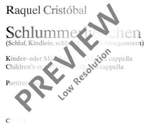 Cristóbal, Raquel: Schlummerliedchen Product Image