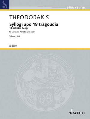 Theodorakis, Mikis: Selected Songs