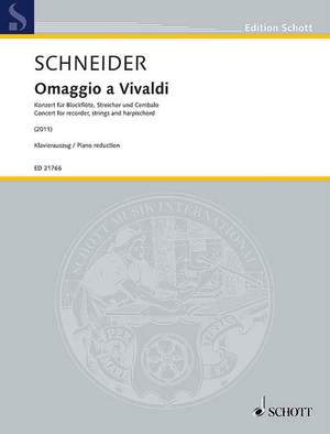 Schneider, Enjott: Omaggio a Vivaldi