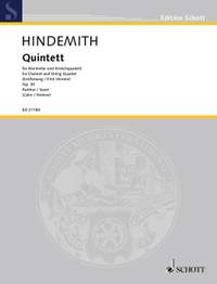 Hindemith, Paul: Quintet op. 30