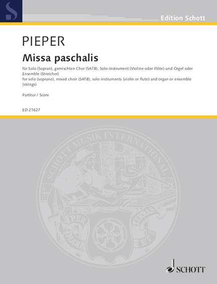 Pieper, Andreas: Missa paschalis