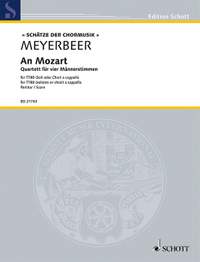 Meyerbeer, Giacomo: An Mozart