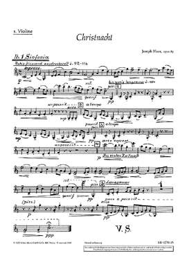 Haas, Joseph: Christnacht op. 85