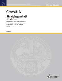 Cambini, Giovanni Giuseppe: String Quintet No. 84 D major