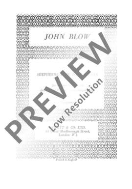 Blow, J: Shepherds, deck your crooks
