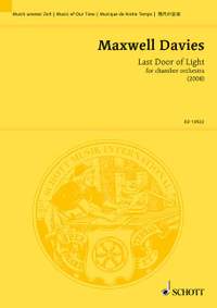 Maxwell Davies, Sir Peter: Last Door of Light op. 293