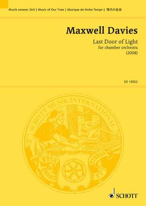 Maxwell Davies, Sir Peter: Last Door of Light op. 293