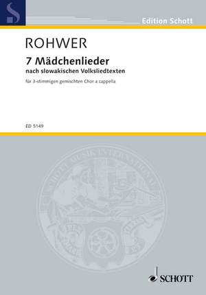 Rohwer, Jens: Sieben Mädchenlieder
