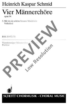 Schmid, H K: Mir ist ein schönes brauns Maidlein gefallen in den Sinn op. 94/3