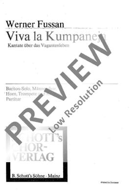 Fussan, Werner: Viva la Kumpaneja