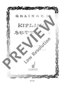 Grainger, George Percy Aldridge: Kipling Settings