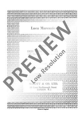 Marenzio, Luca: Deh, Tirsi, anima mia
