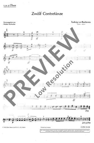 Beethoven, Ludwig van: 12 Contretänze WoO 14