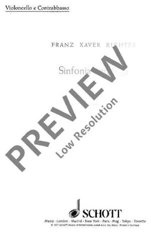 Richter, Franz Xaver: Sinfonia con fuga g minor