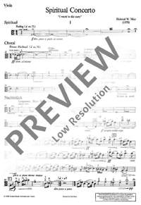 May, Helmut W.: Spiritual Concerto