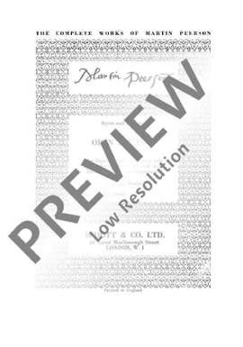 Peerson, Martin: Open the Dore