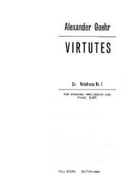 Goehr, Alexander: Virtutes