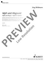 Widmann, Jörg: Idyll and Abyss Product Image