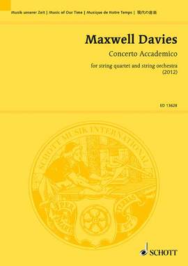 Maxwell Davies, Sir Peter: Concerto Accademico op. 319