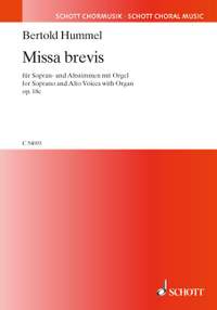 Hummel, Bertold: Missa brevis op. 18c