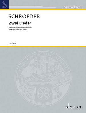Schroeder, Hermann: Zwei Lieder