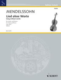 Mendelssohn Bartholdy, Felix: Song without words op. 30/3