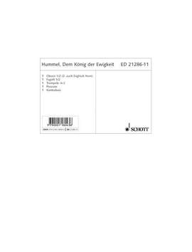 Hummel, Bertold: Dem König der Ewigkeit op. 17