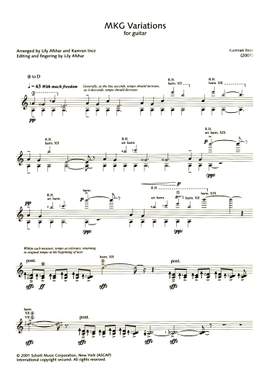 Ince, Kamran: MKG Variations