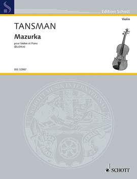 Tansman, Alexandre: Mazurka