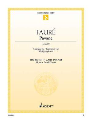 Fauré, Gabriel: Pavane op. 50