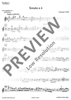 Torelli, Giuseppe: Sonata a 4 op. 8/2