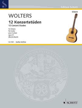 Wolters, Burkhard: 12 Concert Etudes op. 41