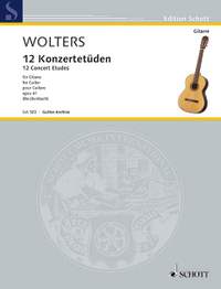 Wolters, Burkhard: 12 Concert Etudes op. 41