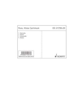 Poos, Heinrich: Missa Carminum