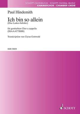 Hindemith, Paul: Ich bin so allein