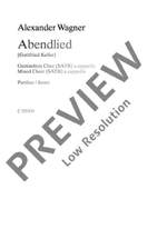 Wagner, Alexander: Abendlied Product Image